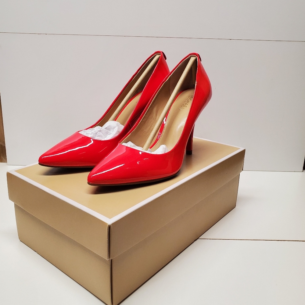 MK Flex High Pump patent Leather heels 👠